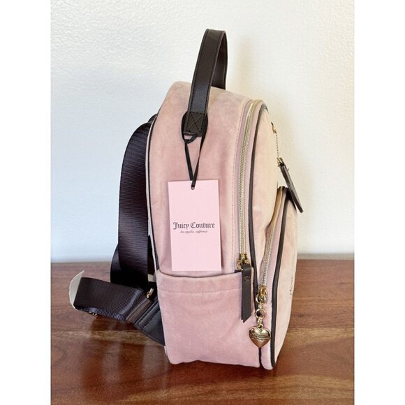 Juicy Couture Dusty Blush Pink Heritage Backpack NWT RARE FIND main image 11